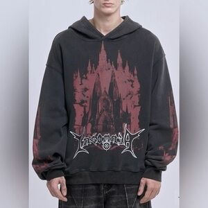 Insomnia Visuals Red Cathedral Hoodie